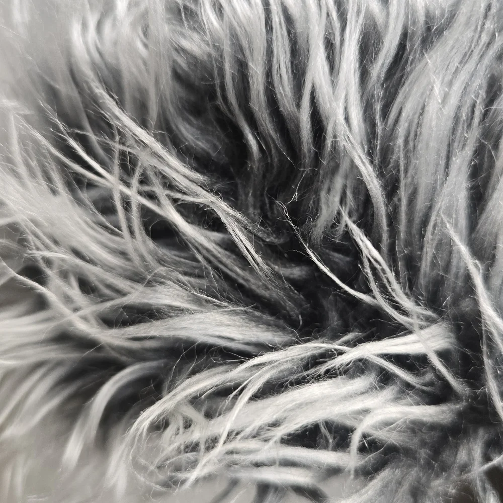 Y2k Charlotte Russe Penny Lane Faux Fur Trim Maxi Cardigan - Black (XS/S) - Picture 7 of 10